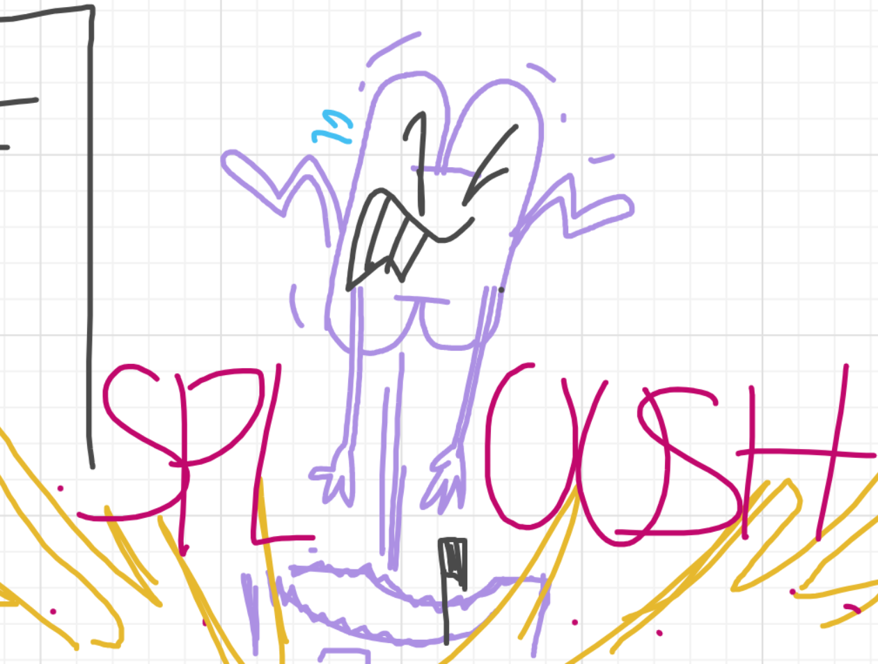 A panel from I've Been Everywhere, Man, episode nine of the Board Boards object show by Furretwalk/WalkingFurret.